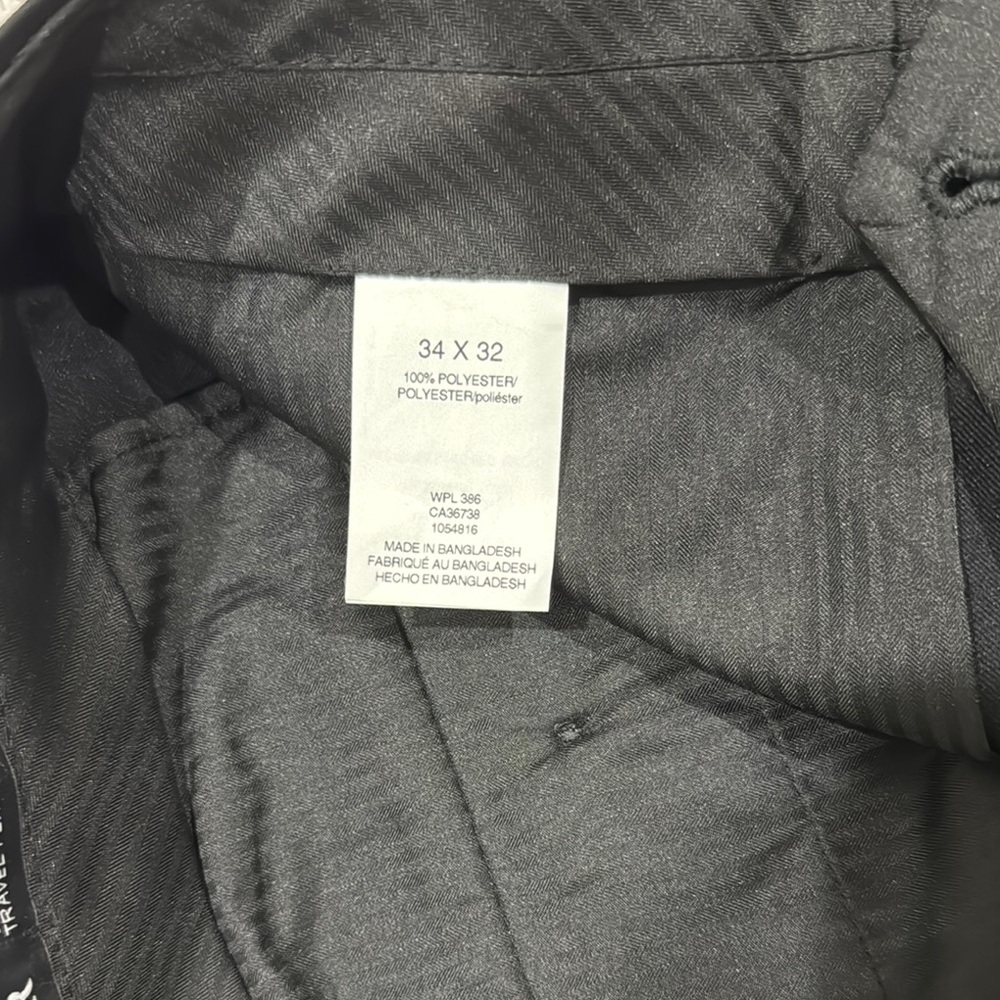 Haggar Men's Black Pants Size34x32 - Picture 6 of 6